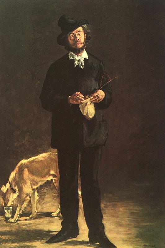 Edouard Manet Portrait of Gilbert Marcellin Desboutin oil painting image